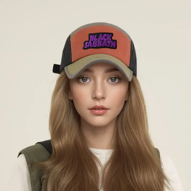 American Style Retro Color-Block Baseball Cap for Men Women - Image 12
