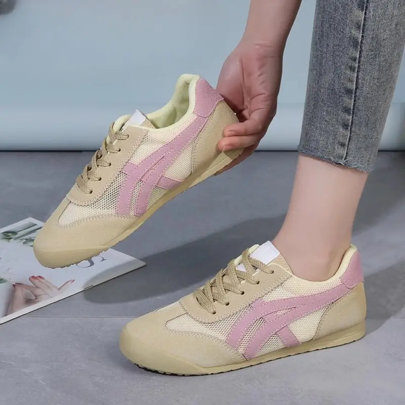 2026 New Model Women's Breathable Lightweight Sports Casual Shoes Summer Women's Flat German Training Shoes - Image 6