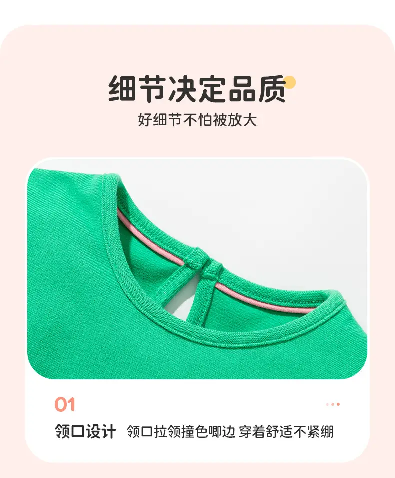 Girls Green Floral Short Sleeve Summer Dress — feature 9