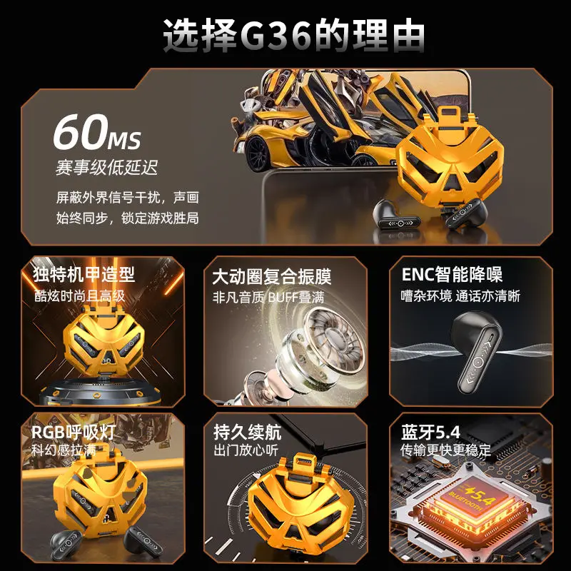 2025 Wireless Bluetooth Headset for E-Sports Games - Image 6
