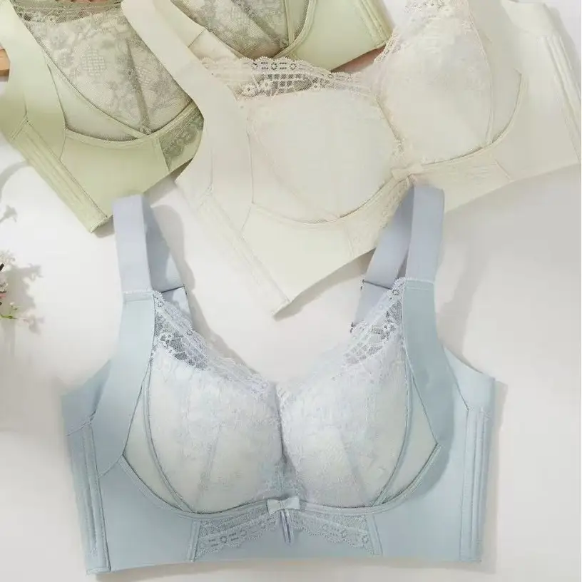 Tianzifang Push-Up Lace Bra Non-Magnetic Underwear - Image 7