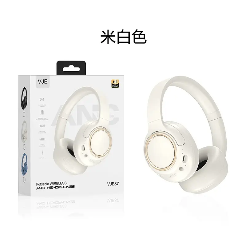 Wireless Headset with Bluetooth 5.3 Long Life Noise Reduction