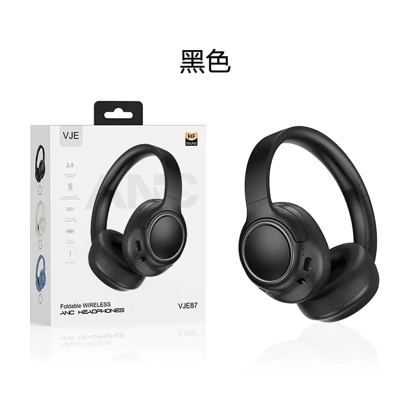 Wireless Headset with Bluetooth 5.3 Long Life Noise Reduction - Image 2