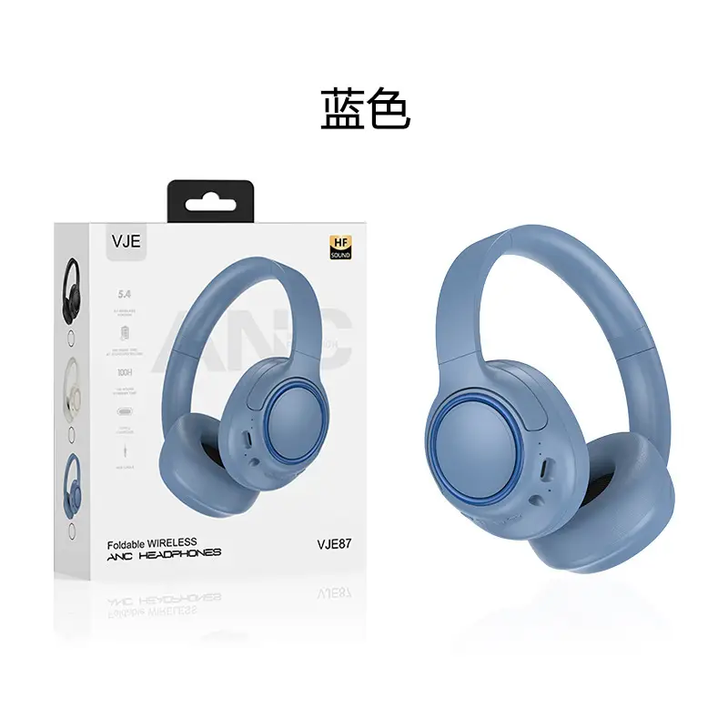 Wireless Headset with Bluetooth 5.3 Long Life Noise Reduction - Image 3