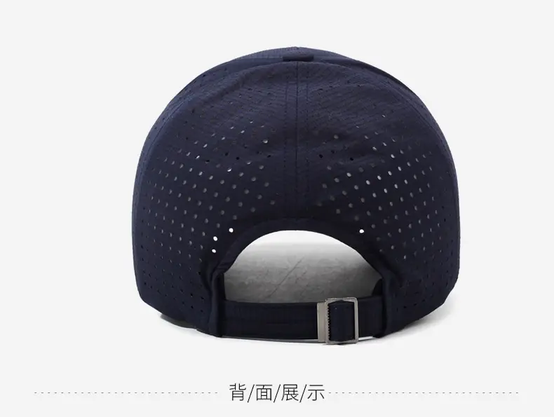 Black "Feet" Logo Baseball Cap for Men — feature 11