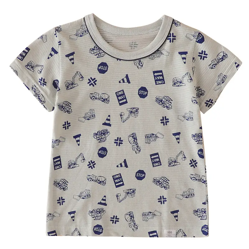 100% Cotton Baby T-Shirt Blue Pirate Print Small Medium - Image 8
