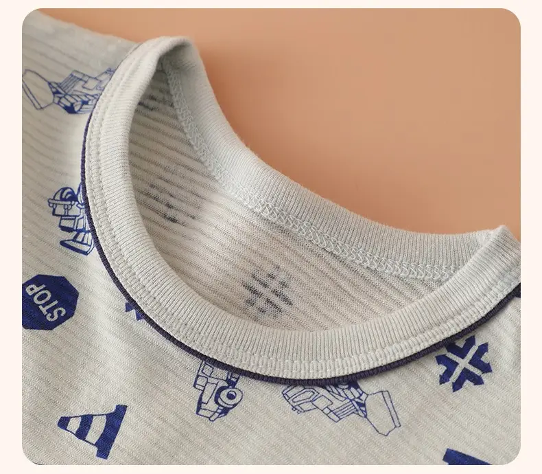 100% Cotton Baby T-Shirt Blue Pirate Print Small Medium — feature 14