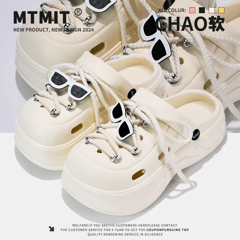 Women Cartoon Sunglasses Straps Thick Clogs Summer — feature 25