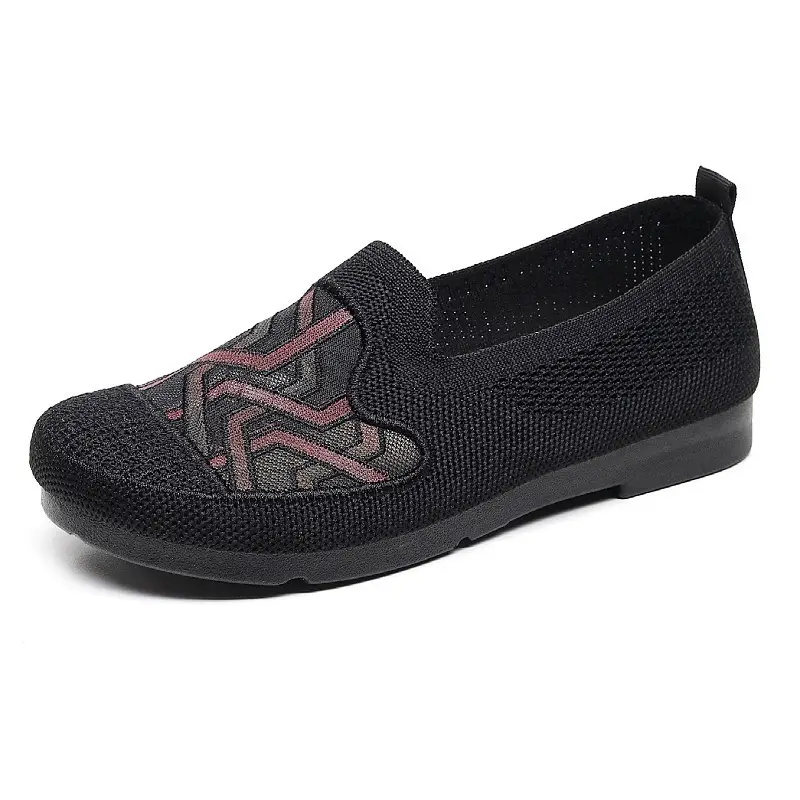 New Old Beijing Cloth Shoes Women's Summer Mesh Breathable Mother Shoes Slip-in Comfortable Cloth Shoes for the Elderly Flat Shoes - Image 8