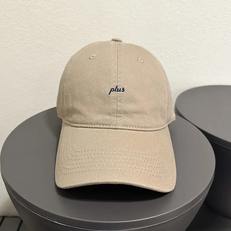 Women's Gray Plus Embroidered Baseball Cap