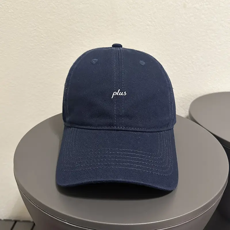 Women's Gray Plus Embroidered Baseball Cap