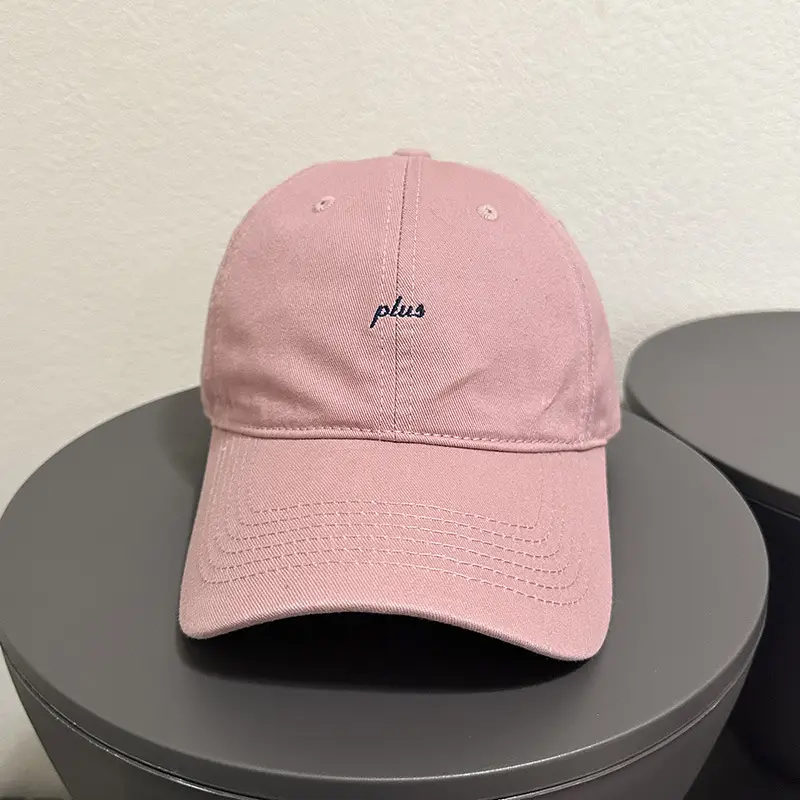 Women's Gray Plus Embroidered Baseball Cap