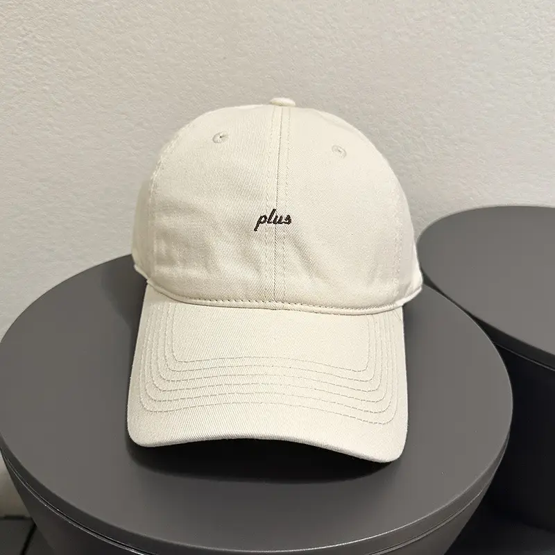 Women's Gray Plus Embroidered Baseball Cap
