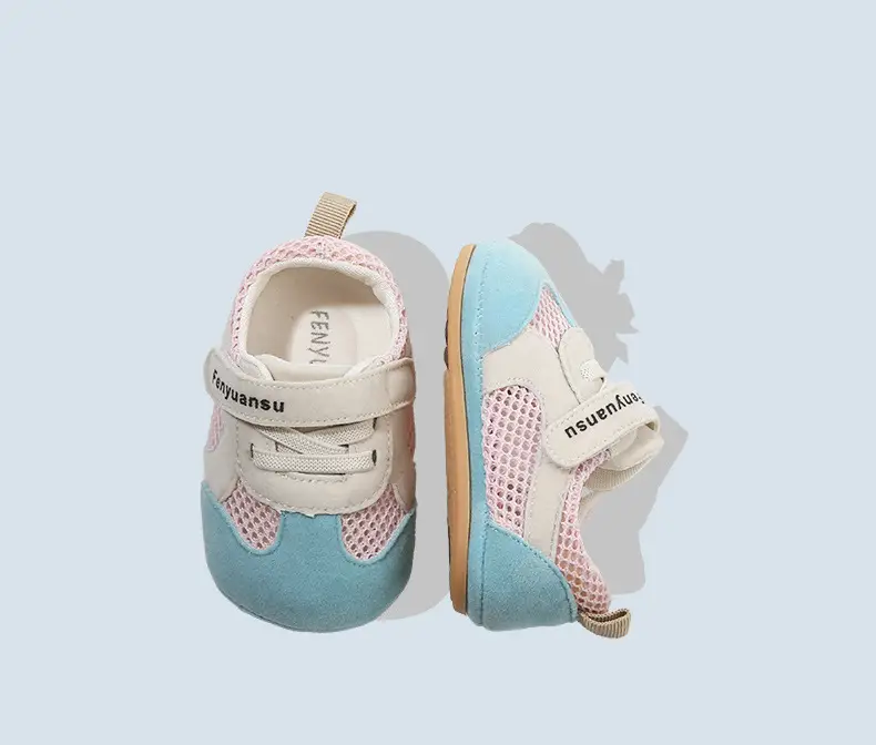 Summer New Baby Mesh Shoes Baby Toddler Shoes 3-6-12 Months Toddler Shoes Mesh Breathable Soft Sole Sandals — feature 30