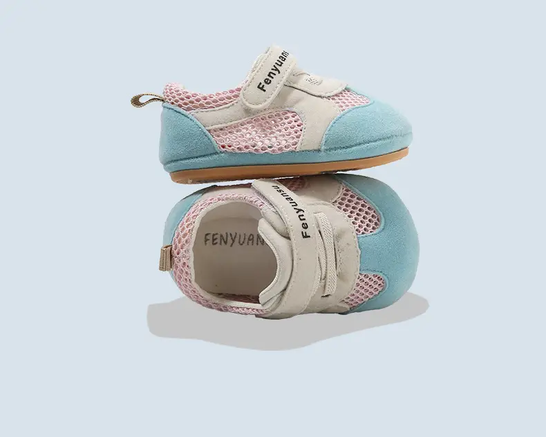 Summer New Baby Mesh Shoes Baby Toddler Shoes 3-6-12 Months Toddler Shoes Mesh Breathable Soft Sole Sandals — feature 31