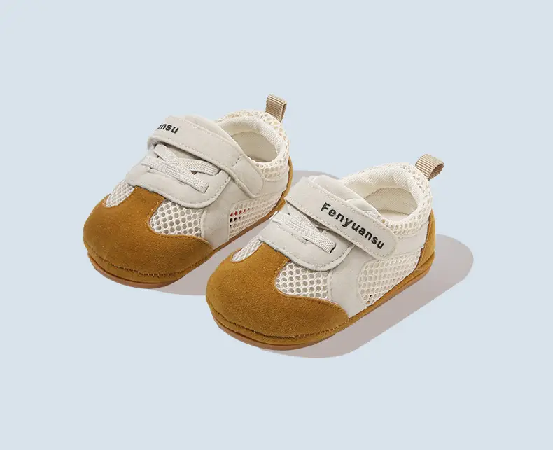 Summer New Baby Mesh Shoes Baby Toddler Shoes 3-6-12 Months Toddler Shoes Mesh Breathable Soft Sole Sandals — feature 32