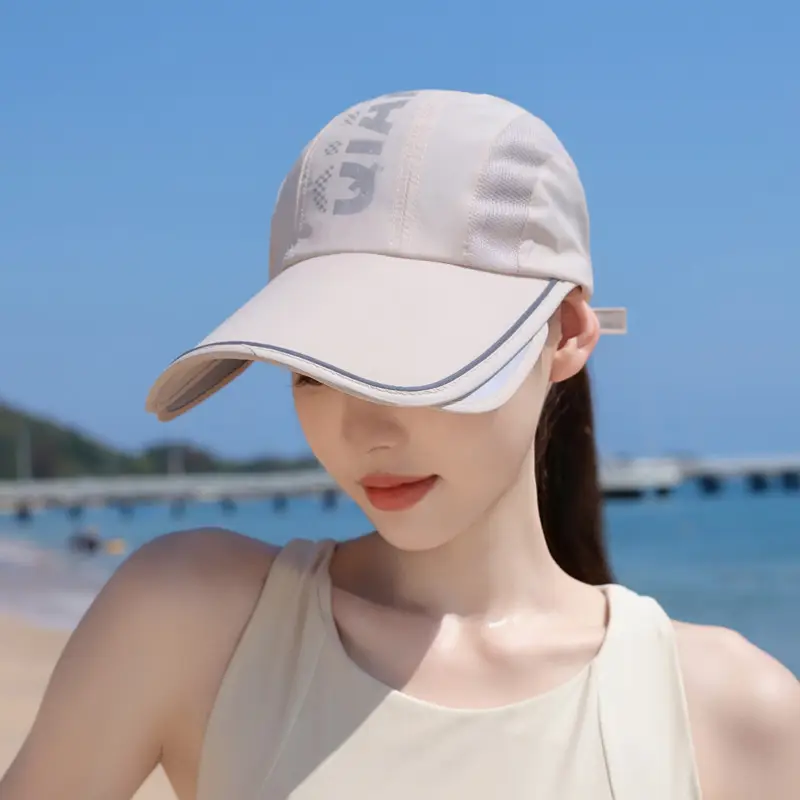 Summer Sunscreen Cap for Kids with Retractable Bristle - Image 4