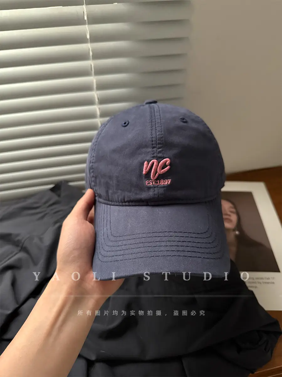 Red Embroidered Baseball Cap for Women 2026 Spring — feature 20