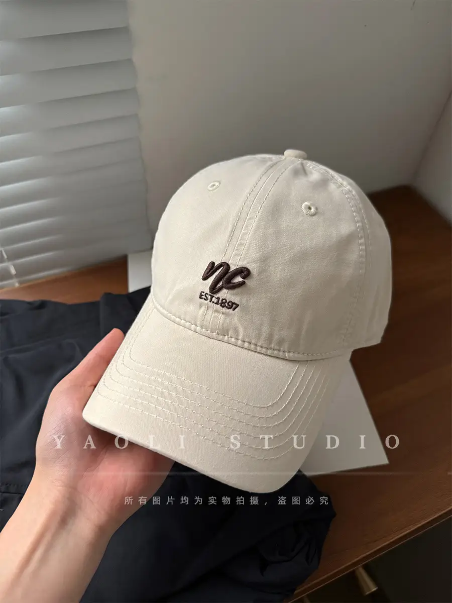 Red Embroidered Baseball Cap for Women 2026 Spring — feature 8