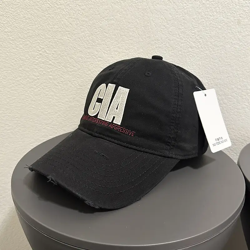 Red Embroidered Baseball Cap for Women 2026 Spring - Image 13