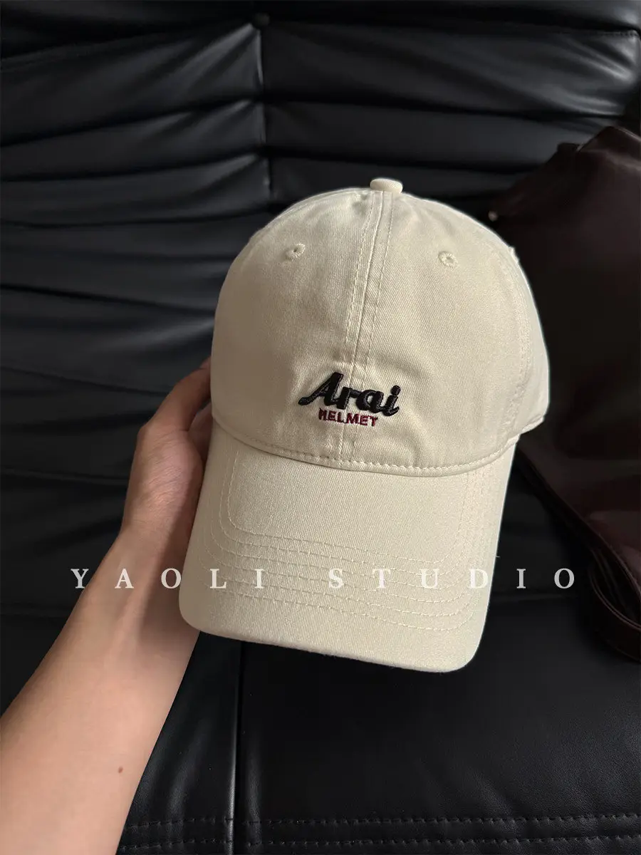 Red Embroidered Baseball Cap for Women 2026 Spring - Image 17