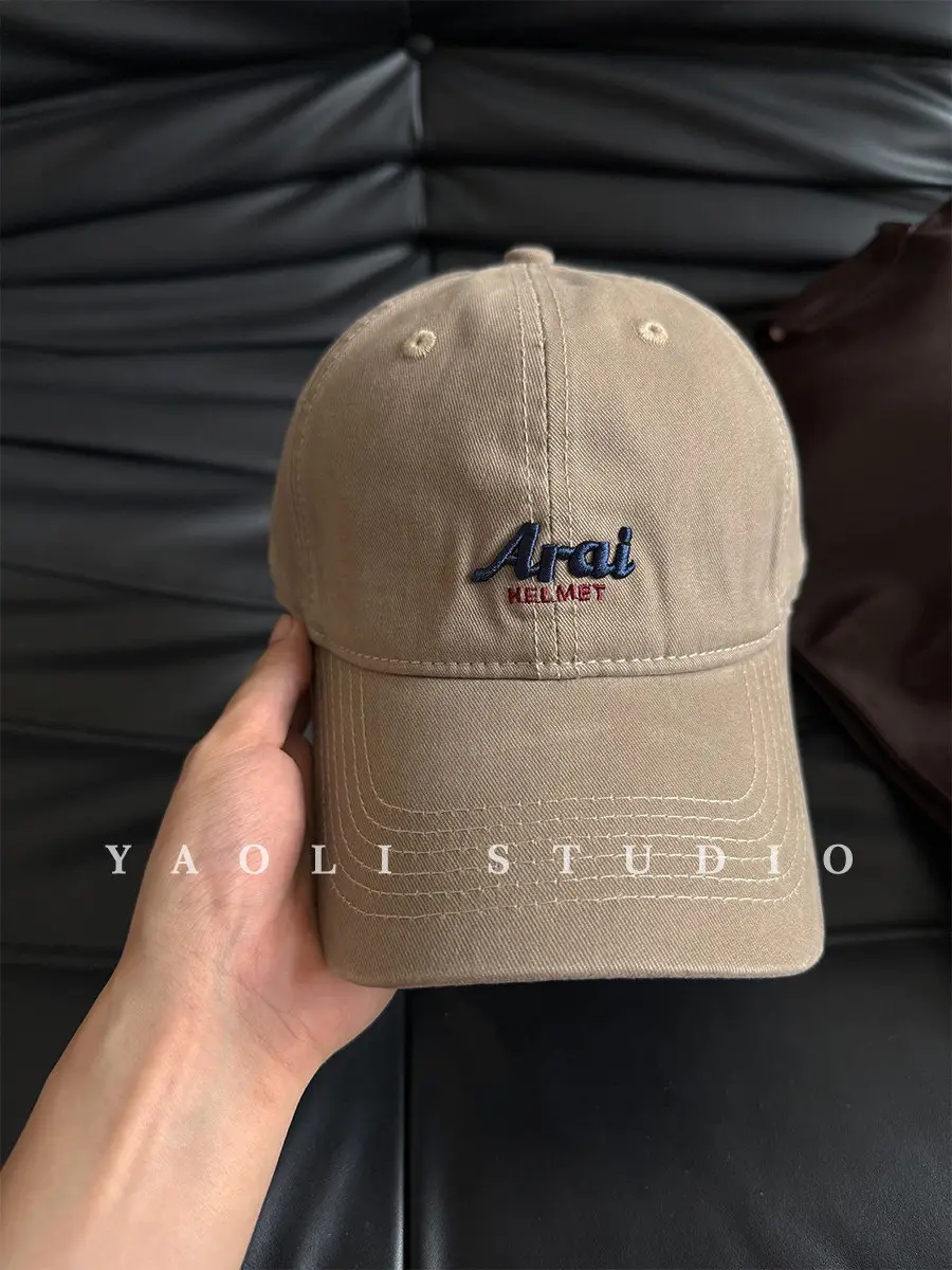 Red Embroidered Baseball Cap for Women 2026 Spring - Image 18