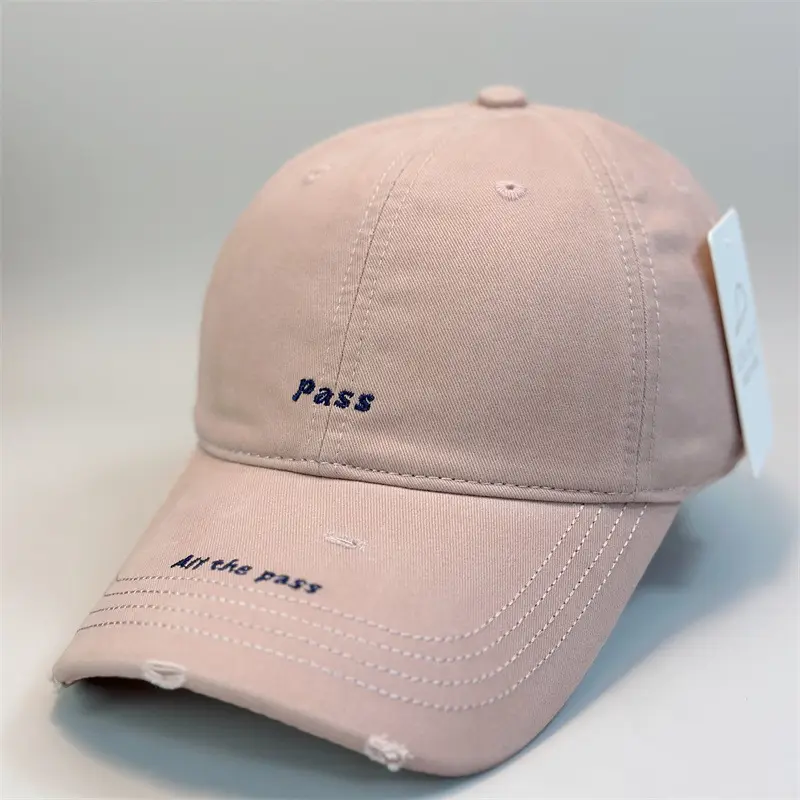 Red Embroidered Baseball Cap for Women 2026 Spring - Image 27