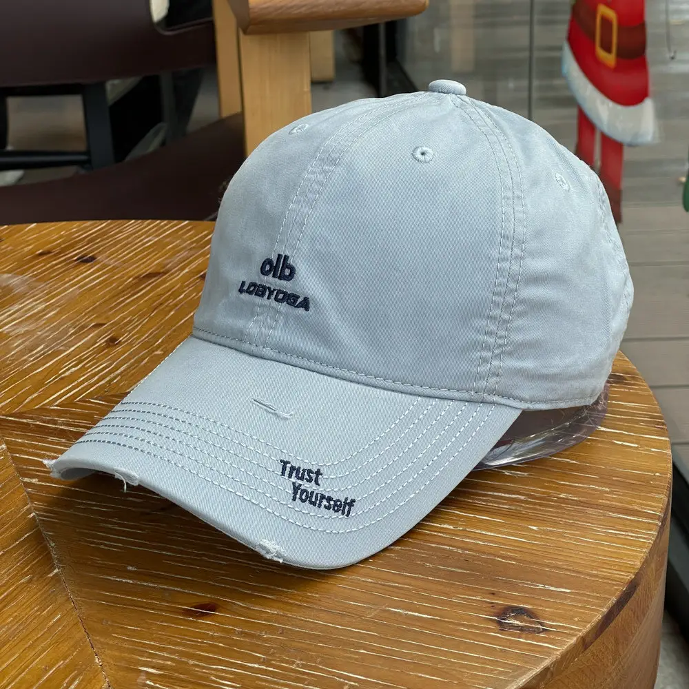 Red Embroidered Baseball Cap for Women 2026 Spring - Image 33
