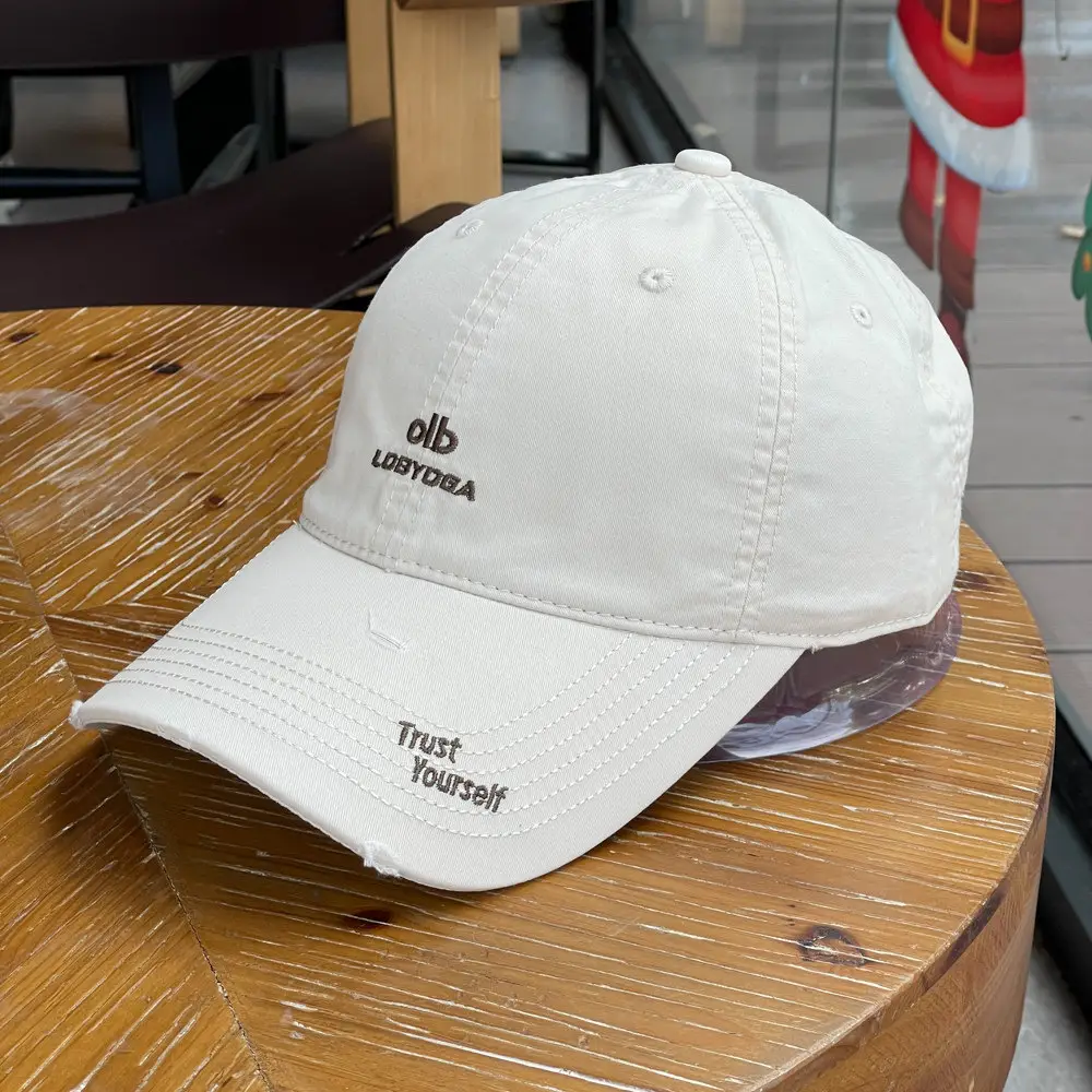 Red Embroidered Baseball Cap for Women 2026 Spring - Image 39