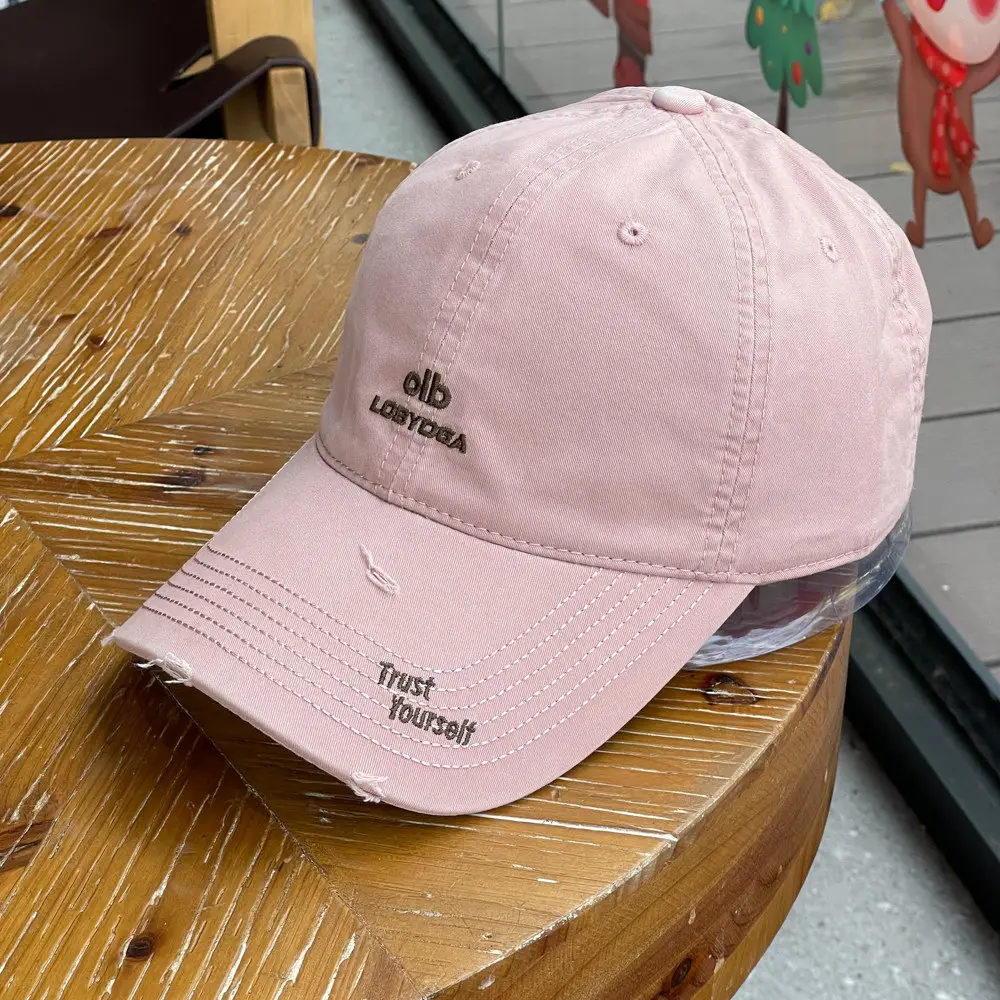 Red Embroidered Baseball Cap for Women 2026 Spring - Image 40