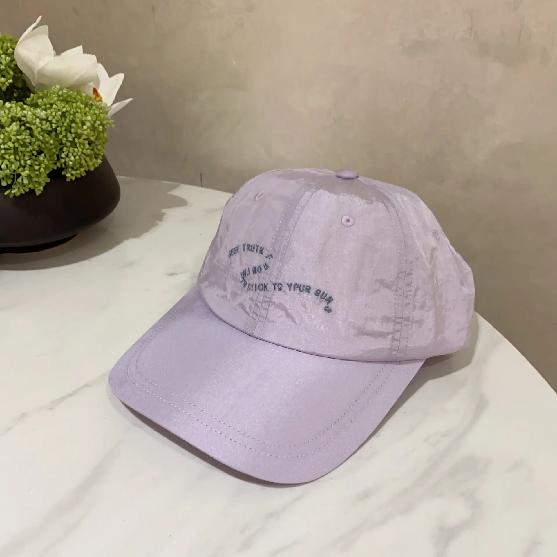 Men Women Embroidered Baseball Cap White Duck Cap - Image 6