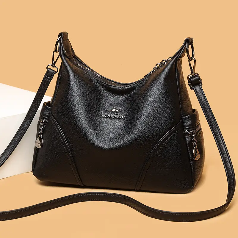 Black Women's Shoulder Crossbody Bag 2025