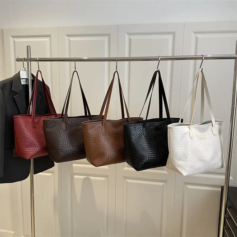 White Korean Style Tote Bag 2025 Summer New Niche Design - Image 7