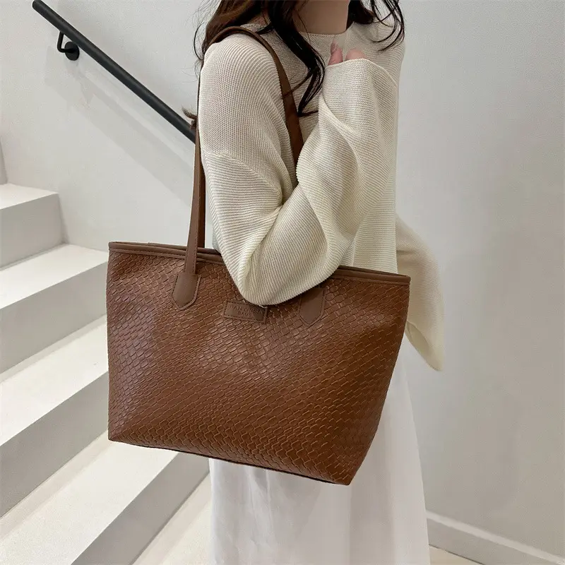 White Korean Style Tote Bag 2025 Summer New Niche Design - Image 8
