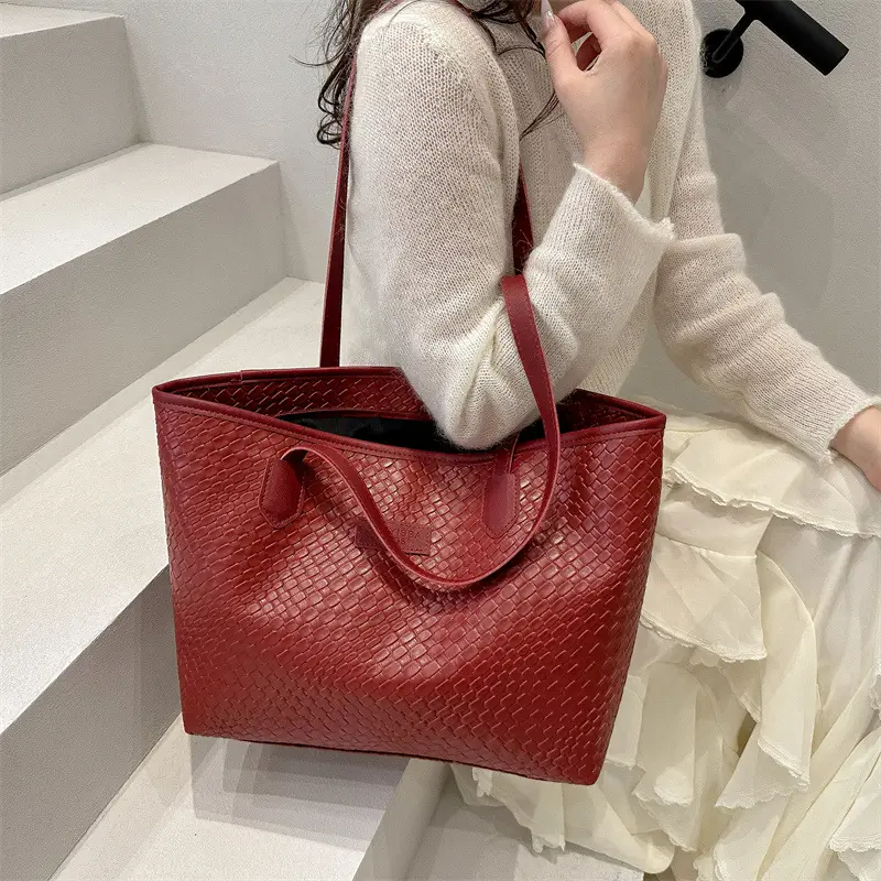 White Korean Style Tote Bag 2025 Summer New Niche Design - Image 9