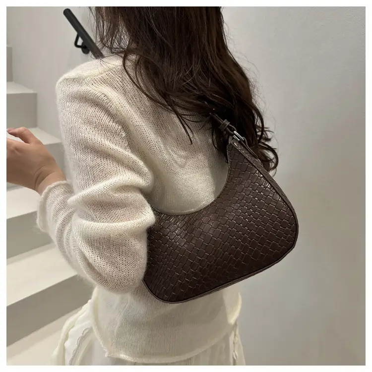 Black Chikankari Crescent Armpit Bag for Women — feature 13