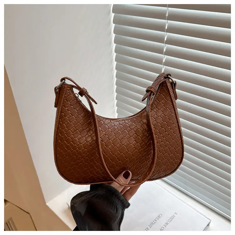 Black Chikankari Crescent Armpit Bag for Women — feature 17