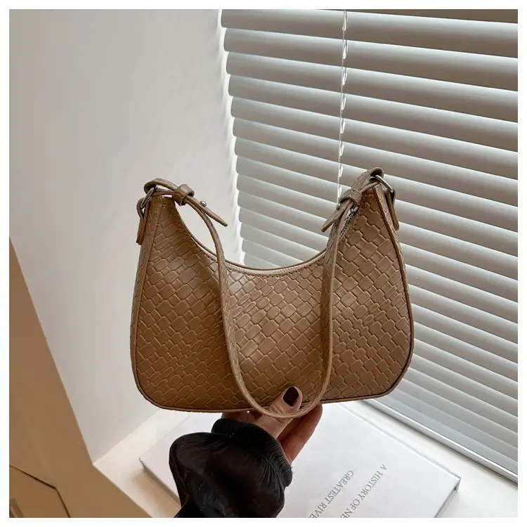 Black Chikankari Crescent Armpit Bag for Women — feature 19
