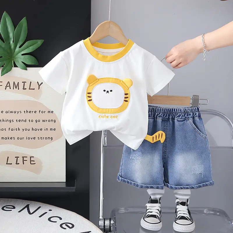Boys Cartoon Cotton Shorts Set 1-5Yr Summer 2025 - Image 4