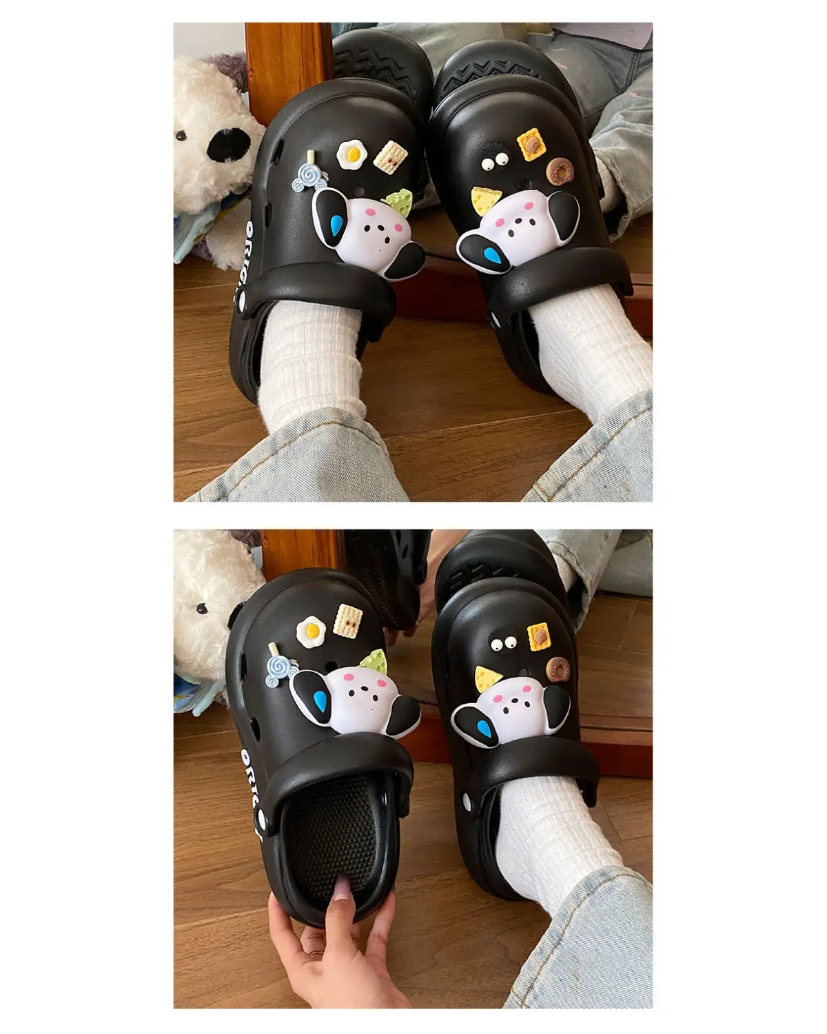 Puppy Clogs Summer Sandals Non-Slip Beige — feature 13