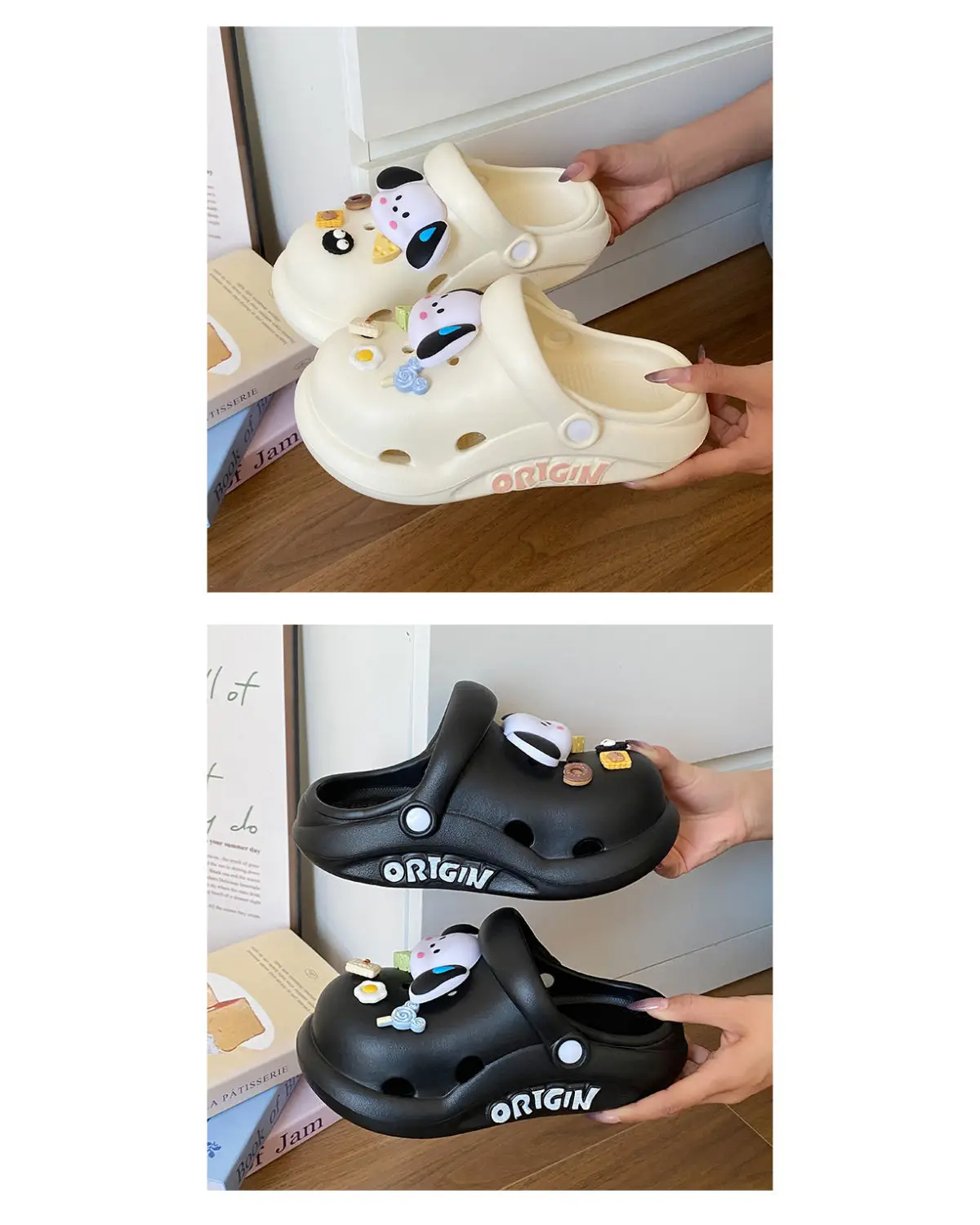 Puppy Clogs Summer Sandals Non-Slip Beige — feature 16