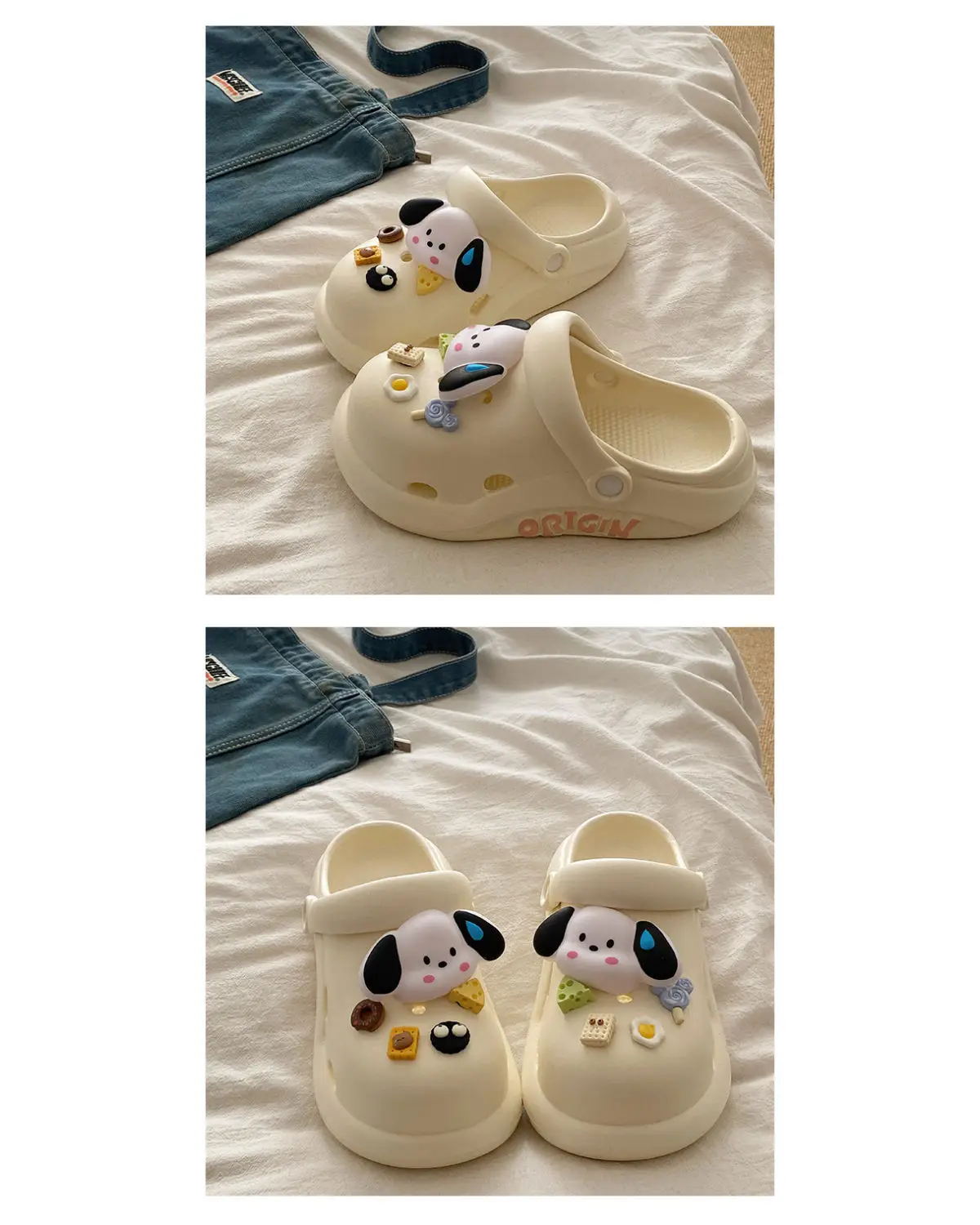 Puppy Clogs Summer Sandals Non-Slip Beige — feature 23