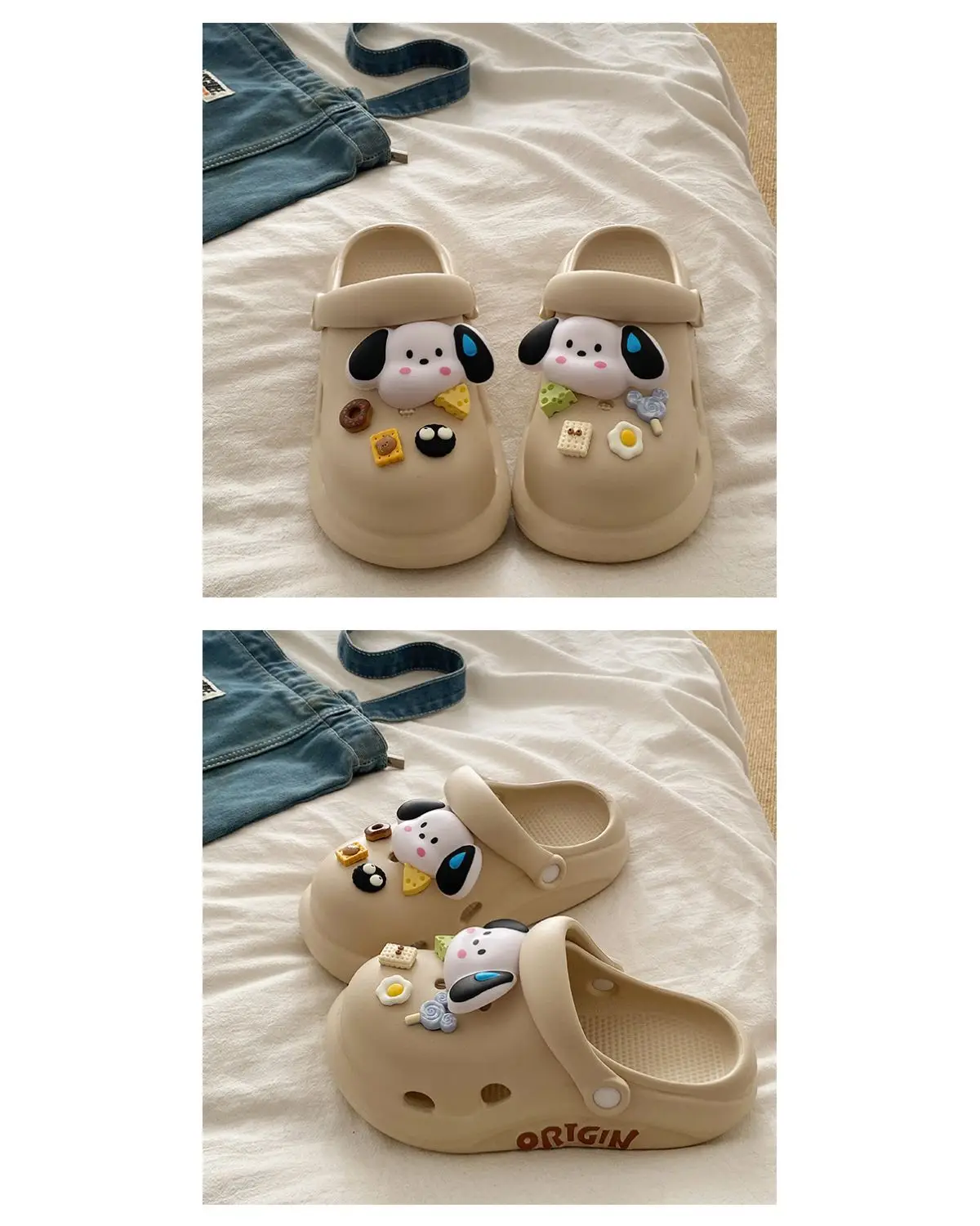 Puppy Clogs Summer Sandals Non-Slip Beige — feature 25