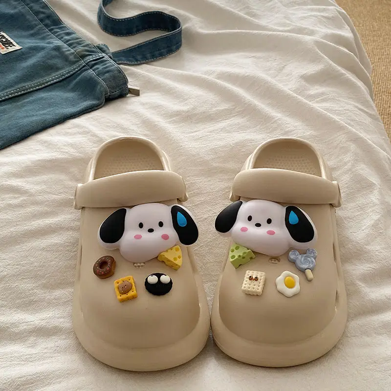 Puppy Clogs Summer Sandals Non-Slip Beige — feature 32