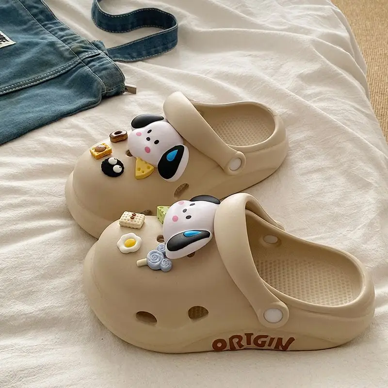 Puppy Clogs Summer Sandals Non-Slip Beige — feature 33