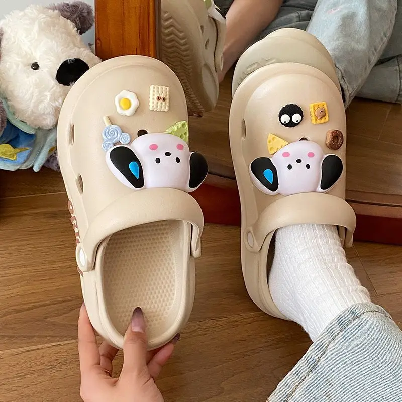 Puppy Clogs Summer Sandals Non-Slip Beige — feature 36