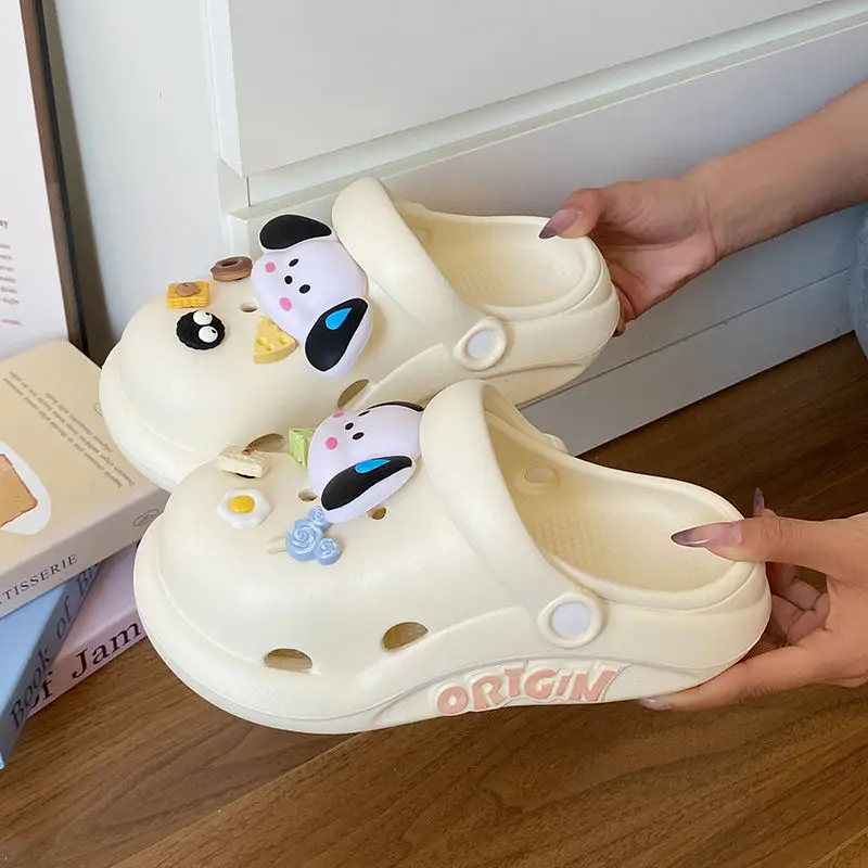 Puppy Clogs Summer Sandals Non-Slip Beige — feature 38