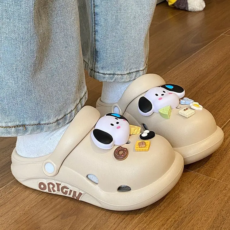 Puppy Clogs Summer Sandals Non-Slip Beige — feature 46