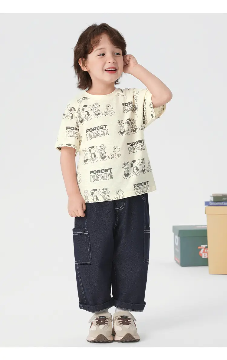 Boys Cotton Short Sleeve T-Shirt Summer Kids — feature 20
