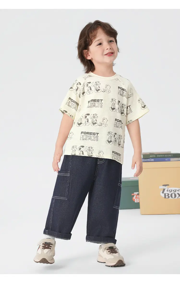Boys Cotton Short Sleeve T-Shirt Summer Kids — feature 22